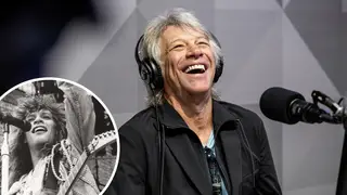 Jon Bon Jovi in 1986 and in 2023