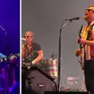Noel Gallagher with The Black Keys inset