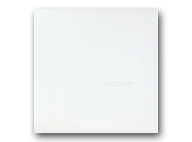 The Beatles - The "White Album" cover artwork