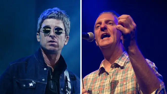 Noel Gallagher and Manchester poet Tony Walsh