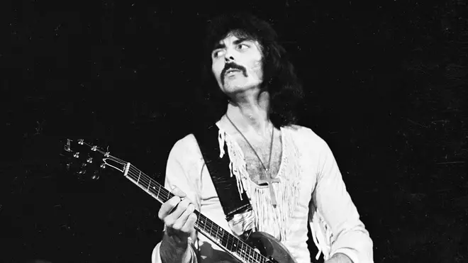Tony Iommi of Black Sabbath in the mid-1970s
