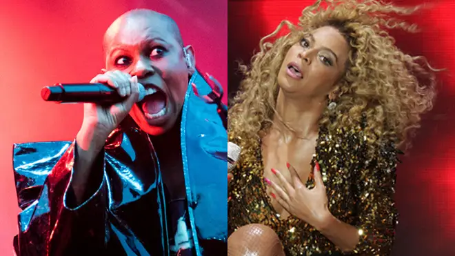 Skin of Skunk Anansie in 2019 and Beyonce at Glastonbury in 2011