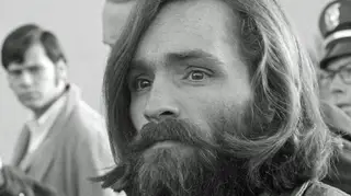 Charles Manson arrives at court in Independence, California, December 1969.