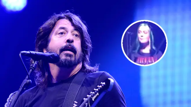Foo Fighters frontman Dave Grohl and his daughter Violet
