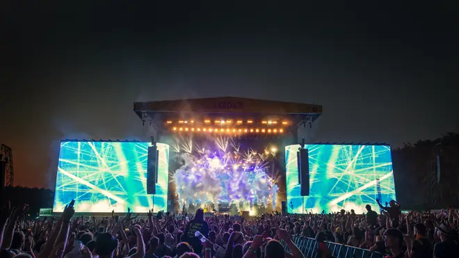 The main stage at Leeds Festival 2019