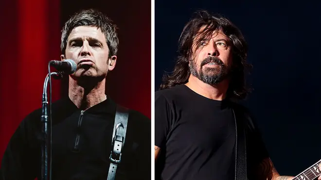 Noel Gallagher and Dave Grohl