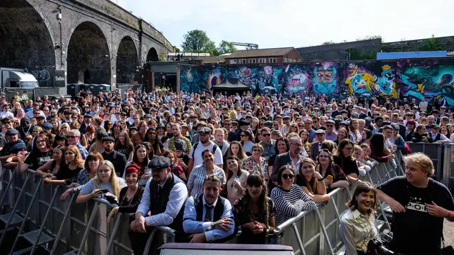 Fans gather at the inaugural Peaky Blinders Festival