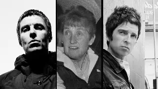 Liam Gallagher, Peggy Gallagher and Noel Gallagher