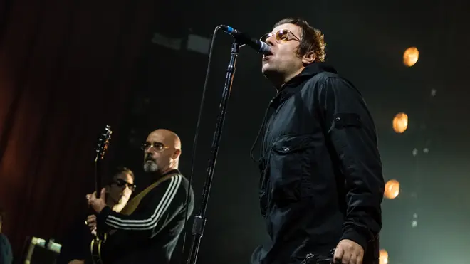 Bonehead joins Liam Gallagher on stage at the O₂ Ritz, Manchester
