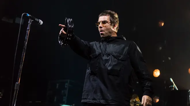 Liam Gallagher onstage at the O₂ Ritz in Manchester