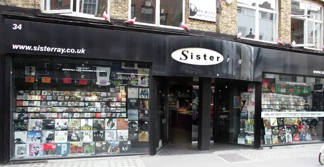 The Sister Ray record store pictured in 2008, before it moved location.