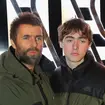 Liam Gallagher and his son Gene at the BRIT Awards 2018 After Party