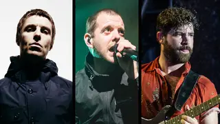 Liam Gallagher, Mike Skinner of The Streets and Yannis Philippakis of Foals
