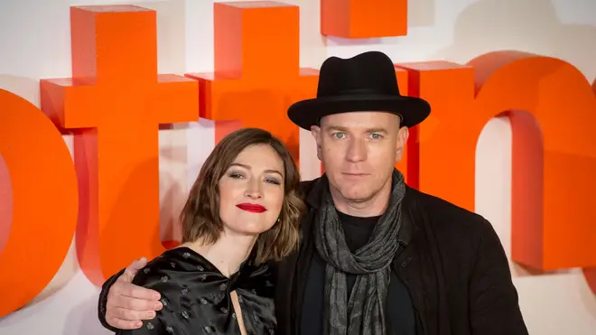 Kelly Macdonald and Ewan McGregor at the T2 premiere, 2017