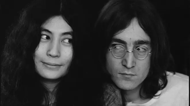 John Lennon and Yoko Ono in December 1968