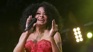 Diana Ross performing live in 2005