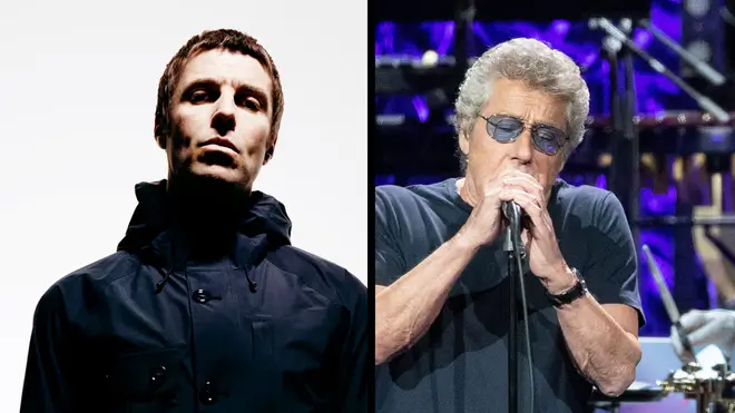 Liam Gallagher and The Who's Roger Daltrey
