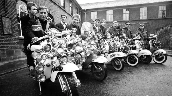 Mods in Peckham, South London, May 1964.