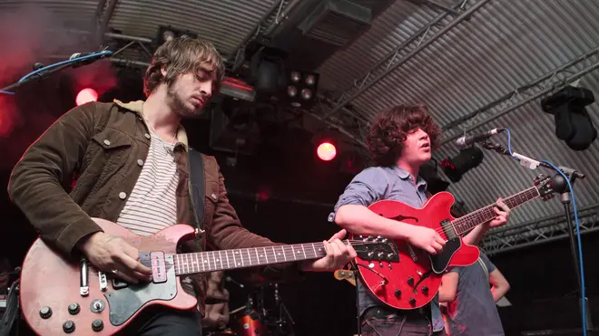 Pete Reilly and Kyle Falconer of The View perform on stage at Cockpit on June 12, 2012
