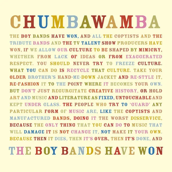 Chumbawamba - The Boy Bands Have Won album cover