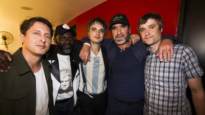 The Libertines and Eric Cantona at the Hoping For Palestine benefit gig