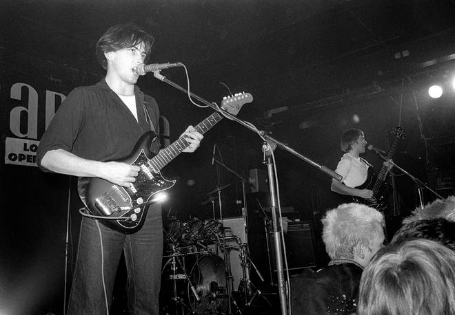The original line-up of The Cure play The Marquee in March 1979: Robert Smith, Michael Dempsey and Lol Tolhurst