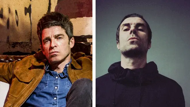 Noel Gallagher and Liam Gallagher