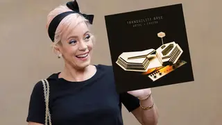 Lilly Allen with Arctic Monkeys Tranquility Base Hotel & Casino album inset