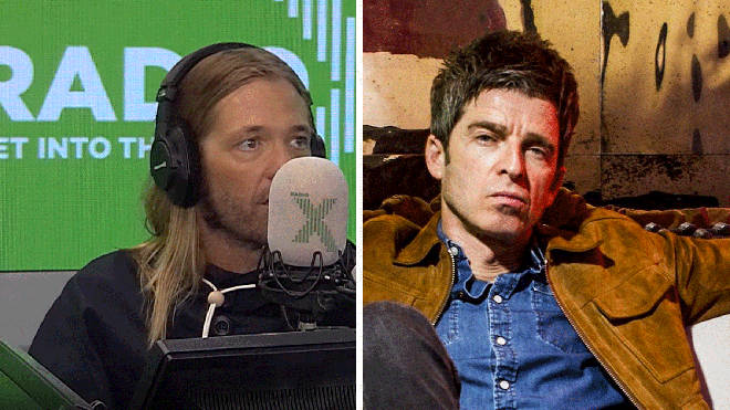 Foo Fighters' Taylor Hawkins and Noel Gallagher