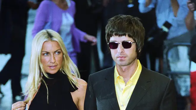 Meg Matthews and Noel Gallagher at the Premiere of Snatch