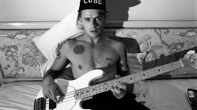 Flea pf Red Hot Chili Peppers in New York, August 1992