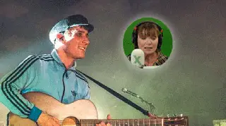 Gerry Cinnamon with Lorraine Kelly inset