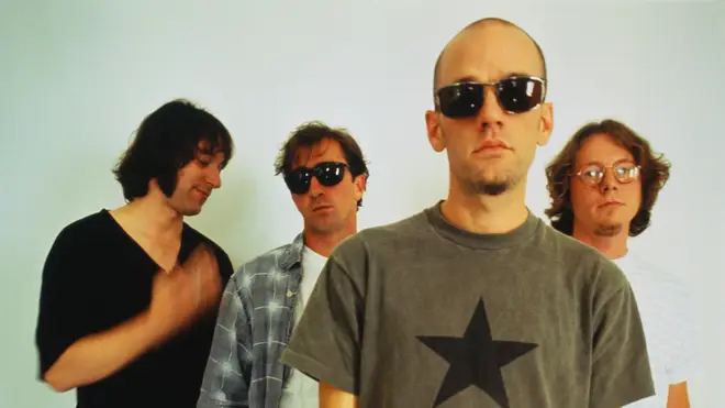 Peter Buck, Bill Berry, Michael Stipe and Mike Mills of R.E.M., 1994