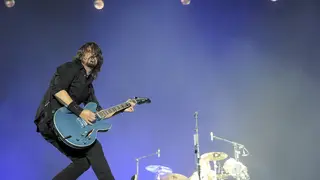 Foo Fighters' Dave Grohl at Rock-en-Seine 2011