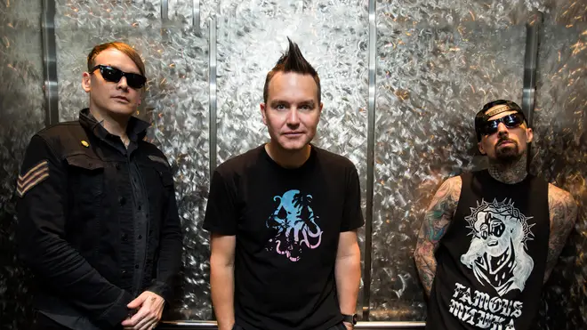 Blink 182's Matt Skiba, Mark Hoppus and Travis Barker