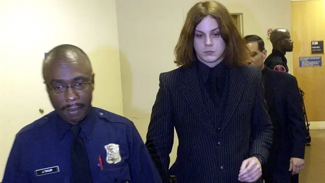 Jack White leaves court in Michigan on 9 March 2004
