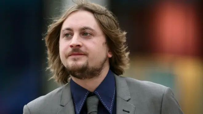 Dave McCabe arrives at Liverpool Crown Court, Liverpool on 29 October 2010