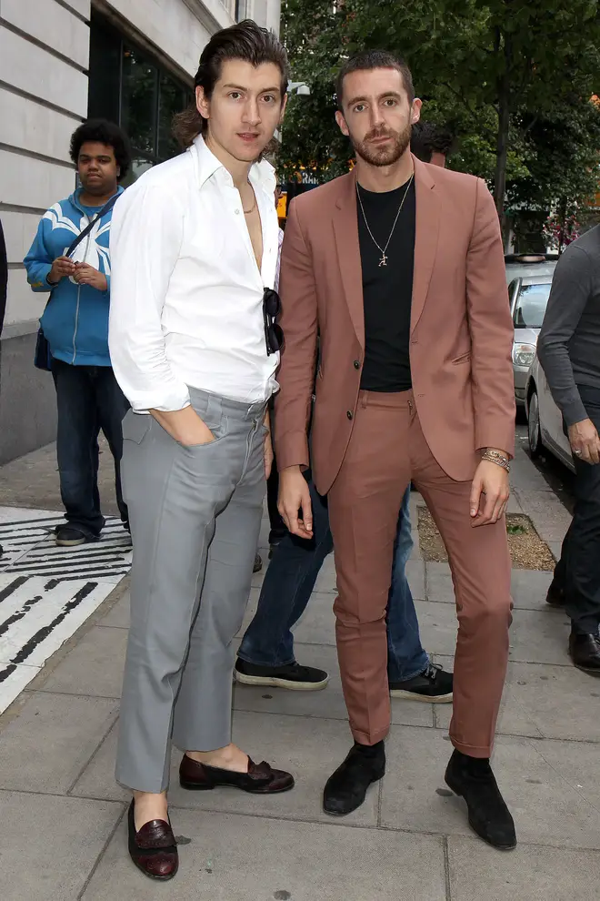 Alex Turner and Miles Kane in London, July 2016
