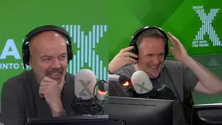 Chris an Dom laugh at listeners competition queries