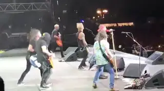 Guns N' Roses join Foo Fighters on stage in Florence, Italy