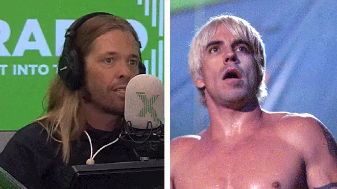 Foo Fighters drummer Taylor Hawkins and Red Hot Chili Peppers frontman Anthony Kiedis