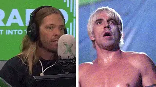 Foo Fighters drummer Taylor Hawkins and Red Hot Chili Peppers frontman Anthony Kiedis