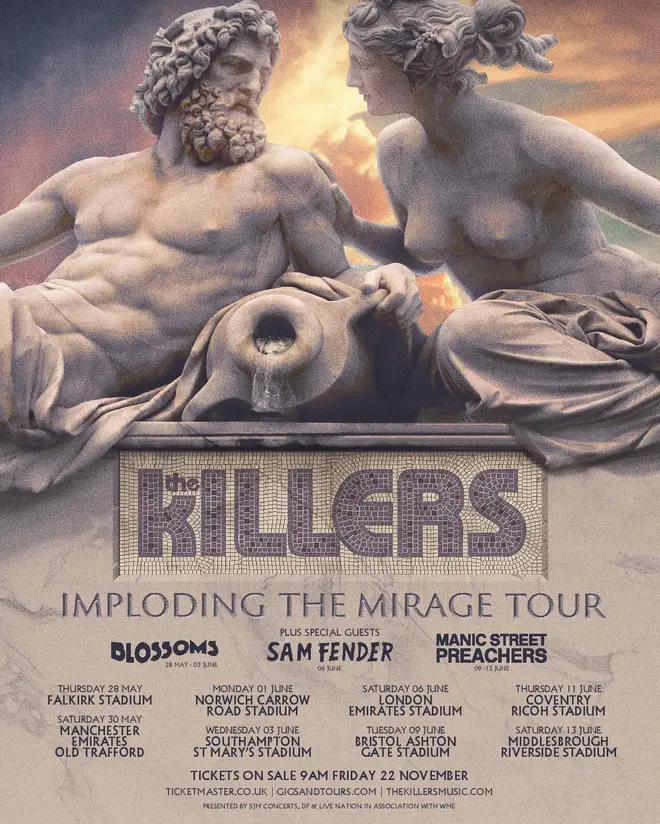 The Killers announce Imploding The Mirage Tour