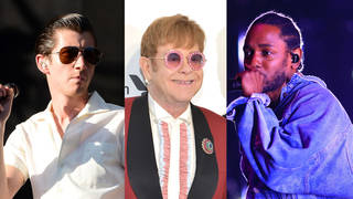 Alex Turner, Elton John and Kendrick Lamar