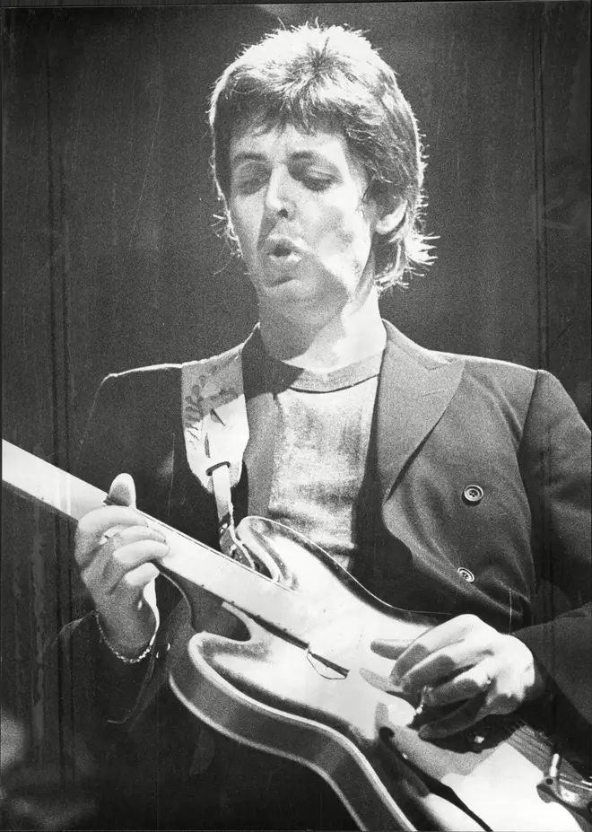Paul McCartney onstage in 1979