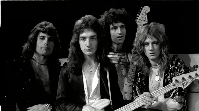 Queen in 1974: Freddie Mercury, Roger Taylor, Brian May and John Deacon