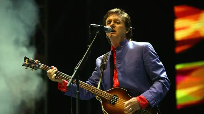 Paul McCartney at Glastonbury 2004