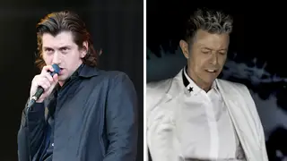 Arctic Monkeys' Alex Turner and David Bowie