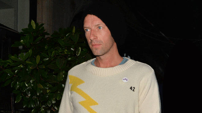 Coldplay's Chris Martin in Mayfair