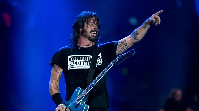 Foo Fighters' Dave Grohl at rock in Rio 2019